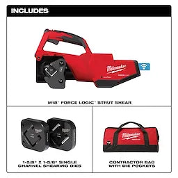Milwaukee M18™ FORCE LOGIC™ Cisaille à poutre à canal simple 2933-20