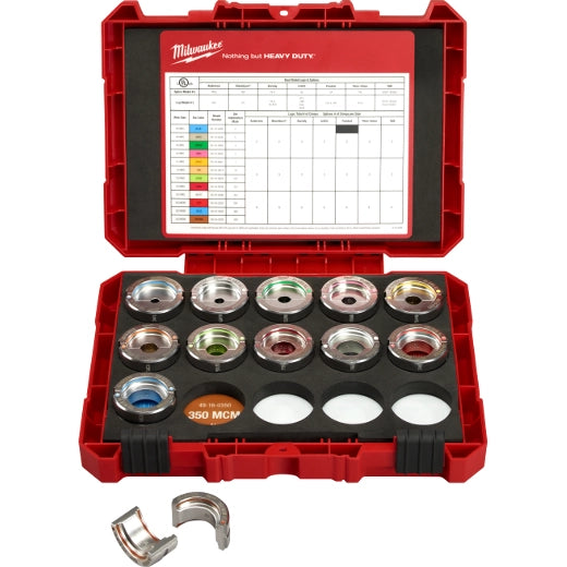 Milwaukee Kit de matrices U en aluminium 350 MCM #8 49-16-KITA