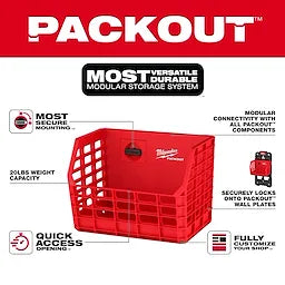 Milwaukee PACKOUT™ Compact Wall Basket 48-22-8342