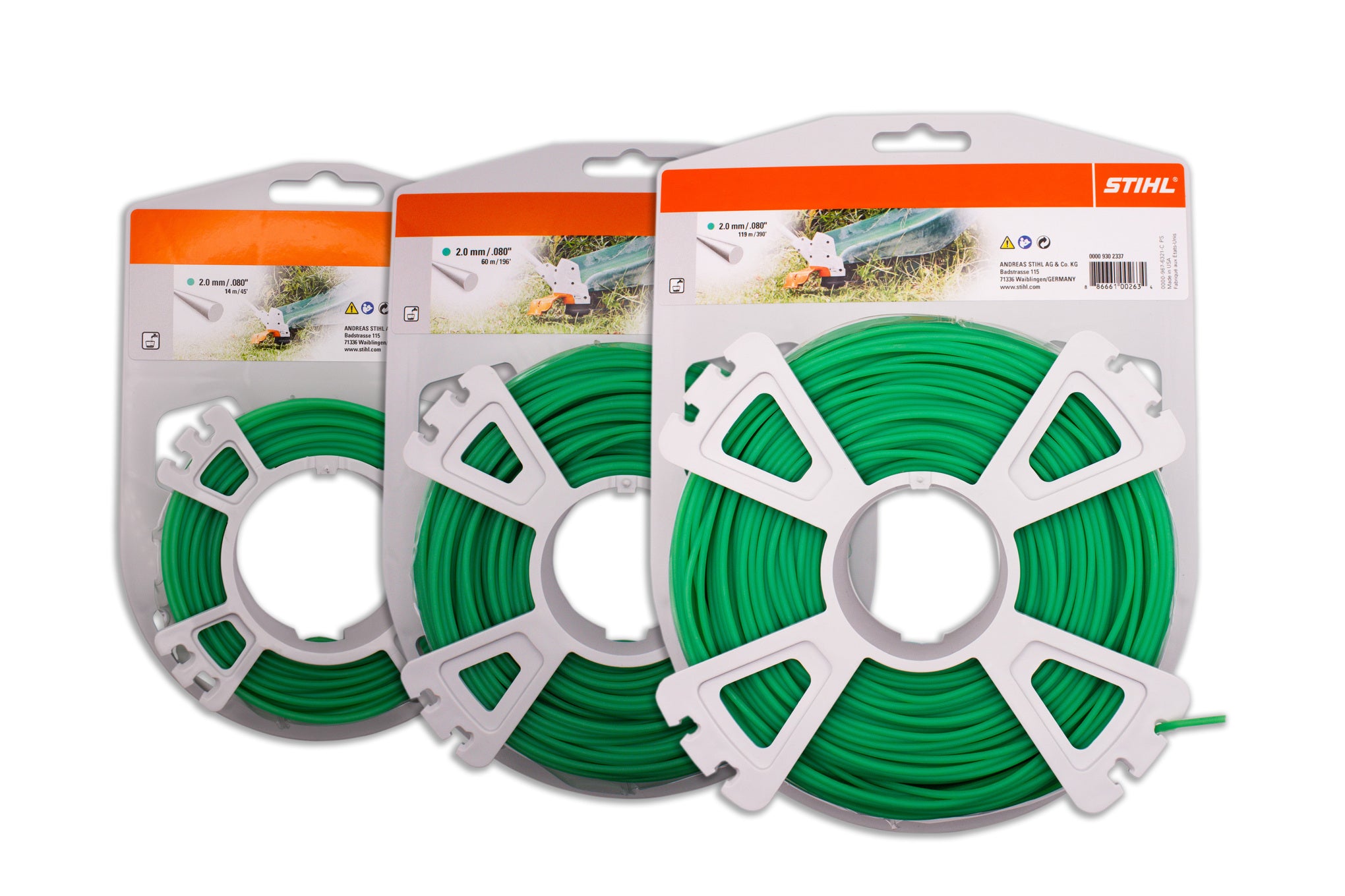 Stihl Trimmer Line, Round .080 00009302335