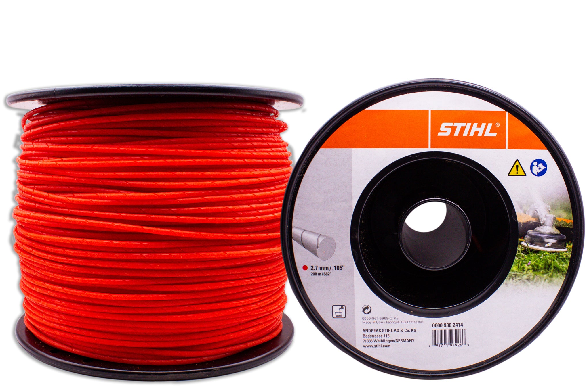 Stihl Trimmer Line, Quiet .105 00009302414