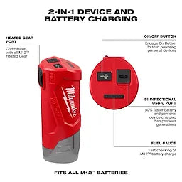 Milwaukee Alimentation et chargeur M12™ TOP-OFF™ 48-59-1211