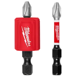 Milwaukee 3PC SHOCKWAVE™ Impact Duty Magnetic Attachment and PH2 Bit Set 48-32-4550