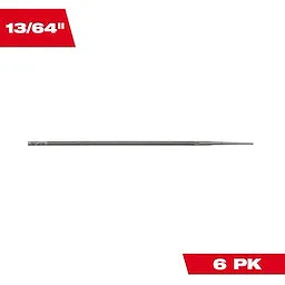 Milwaukee Lime ronde 13/64" pour chaîne de tronçonneuse – lot de 6 49-16-2888