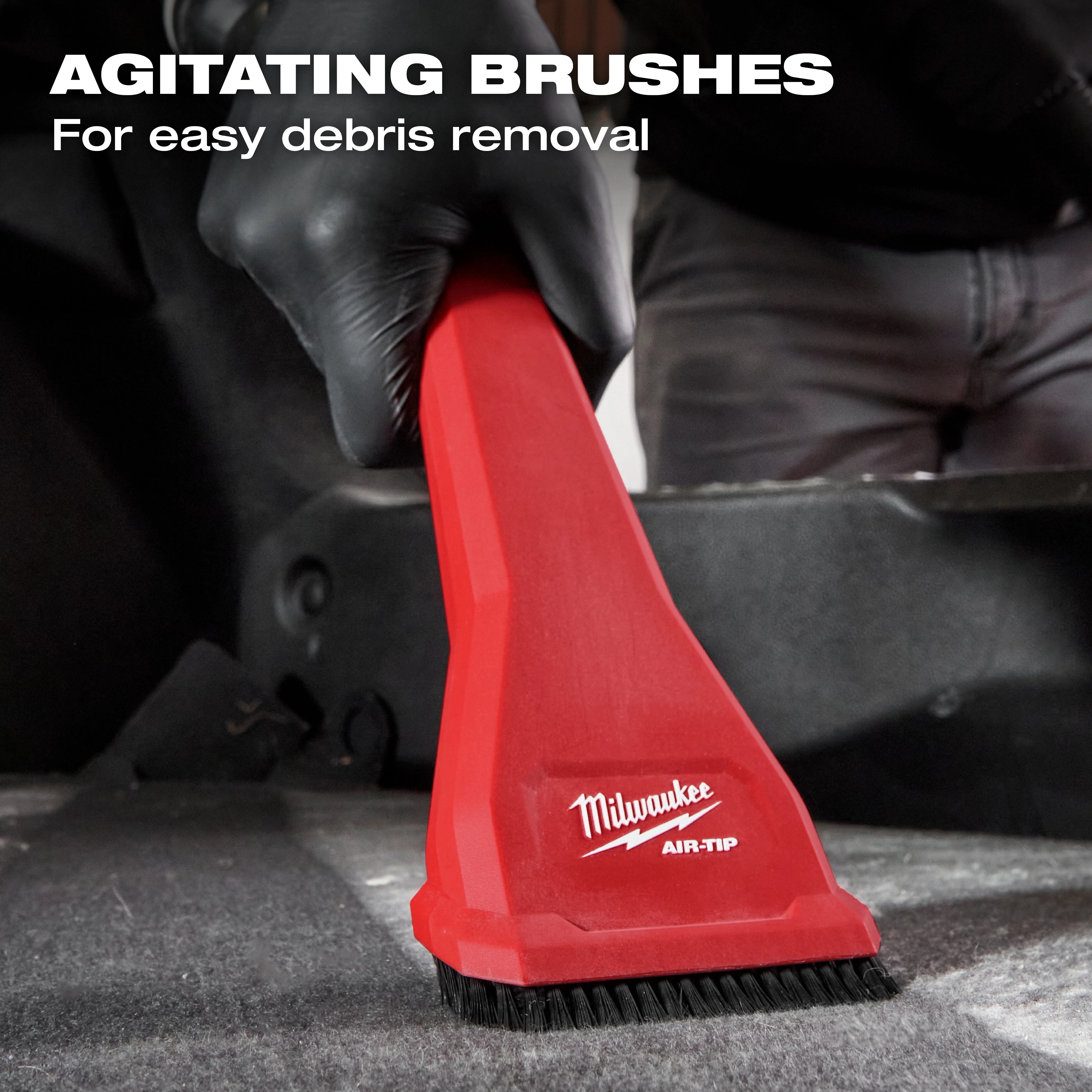 Milwaukee Buse utilitaire à griffes AIR-TIP™ avec brosses 49-90-2040
