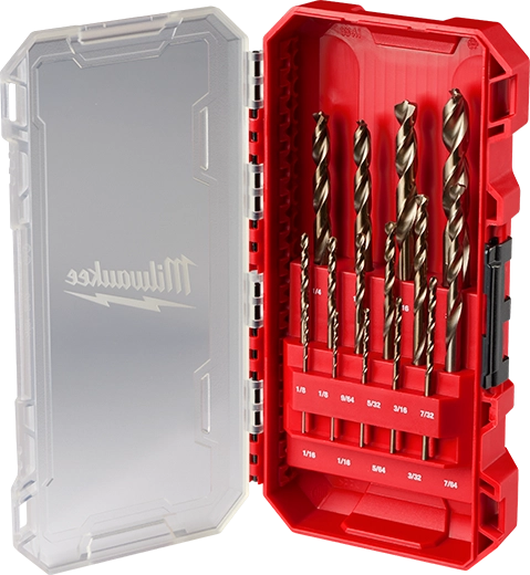 Milwaukee Ensemble de forets au cobalt RED HELIX™ – 15 pièces 48-89-2370