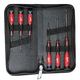 Milwaukee 6 PC Precision Screwdriver Set w/ Case 48-22-2606