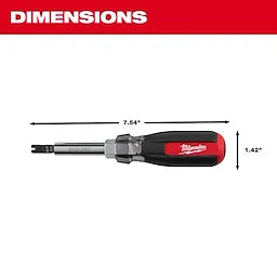 Milwaukee Tournevis multi-embouts 9 en 1 avec punchdown 48-22-2902