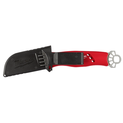 Milwaukee Couteau à bec émoussé de lineman avec anneau STICKWORK™ 3en1 48-22-1923