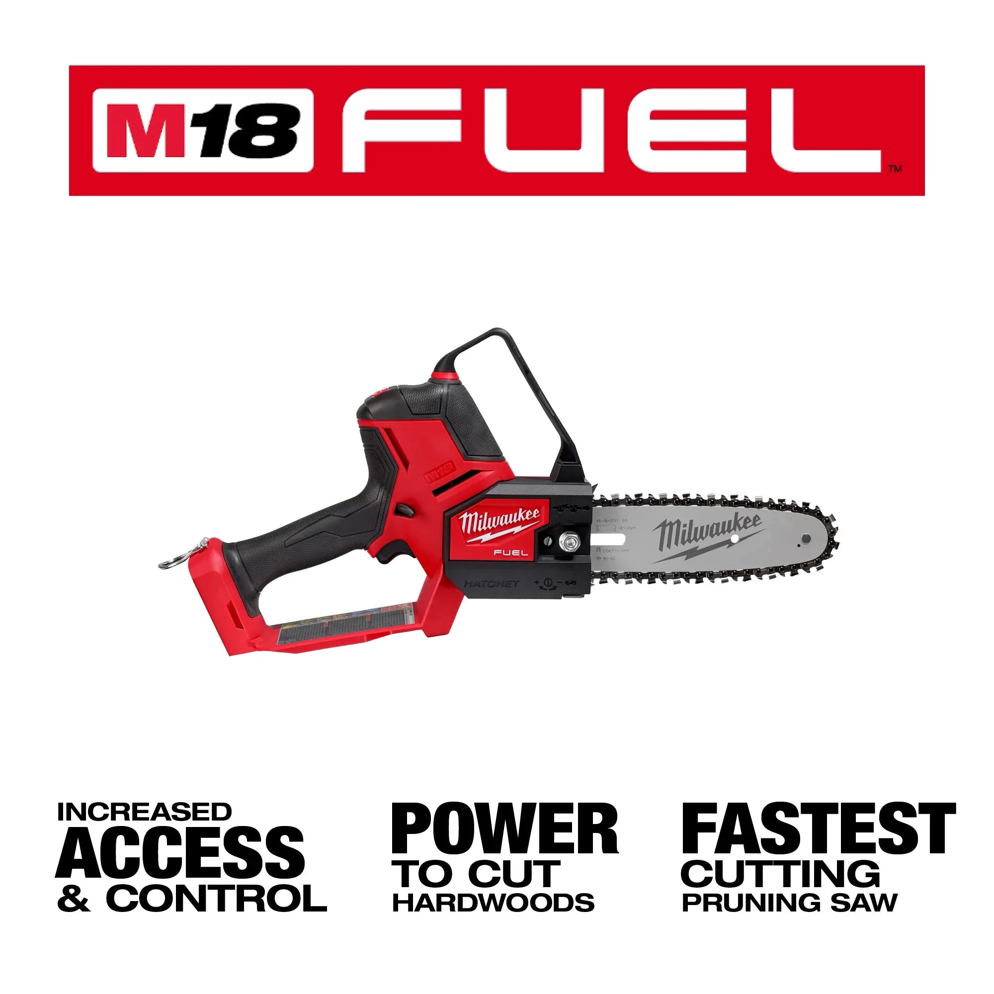 Milwaukee M18 FUEL™ HATCHET™ Scie d'Élagage 8" 3004-20
