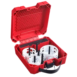 Milwaukee Kit de scies-cloches à grand diamètre 9 pièces HOLE DOZER™ avec dents en carbure 49-22-3077