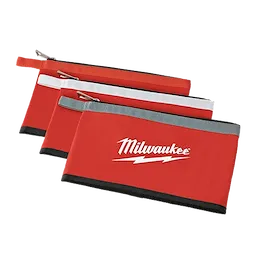 Milwaukee 3 pcs Poches à fermeture éclair 48-22-8193