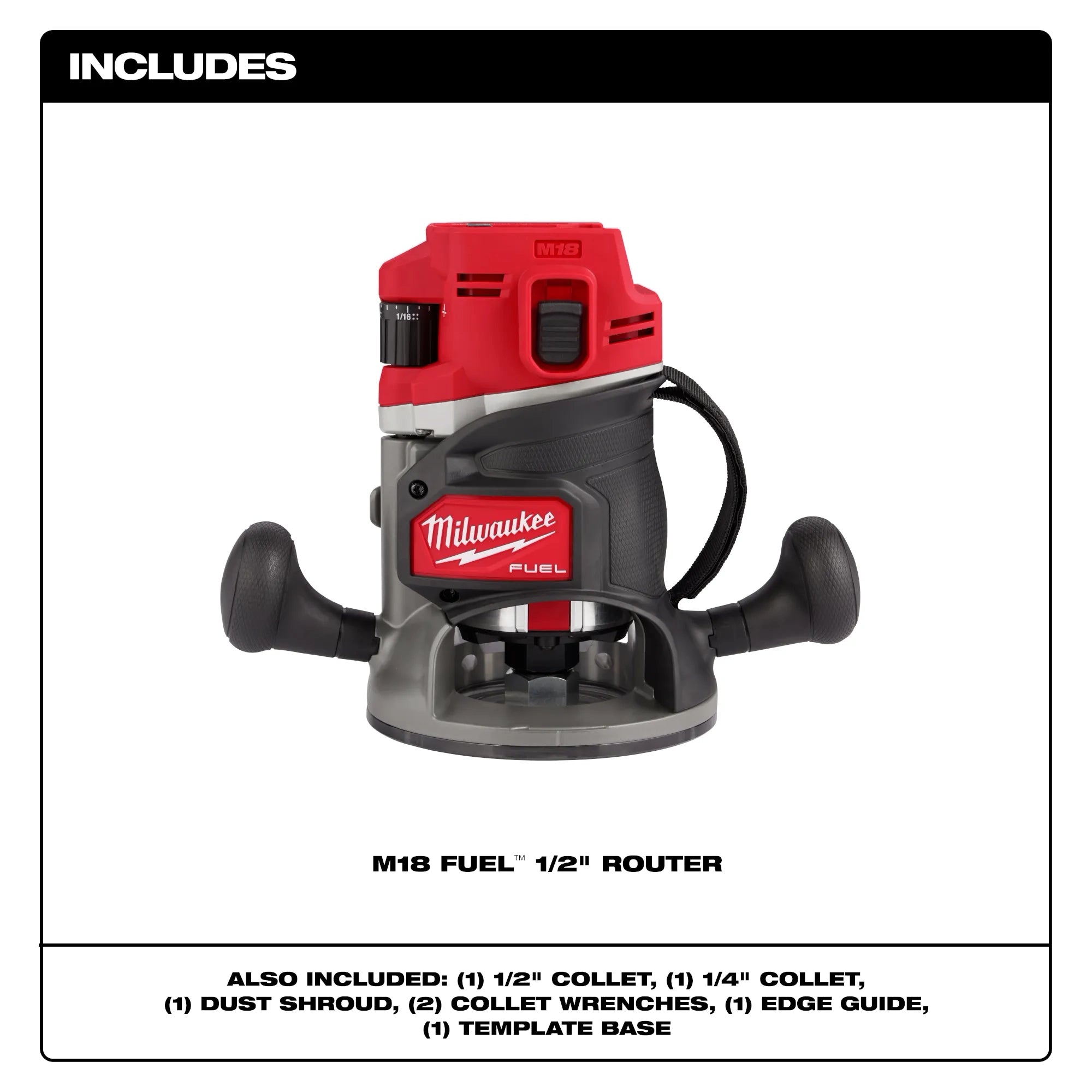 Milwaukee M18 FUEL™ Routeur 1/2\" 2838-20