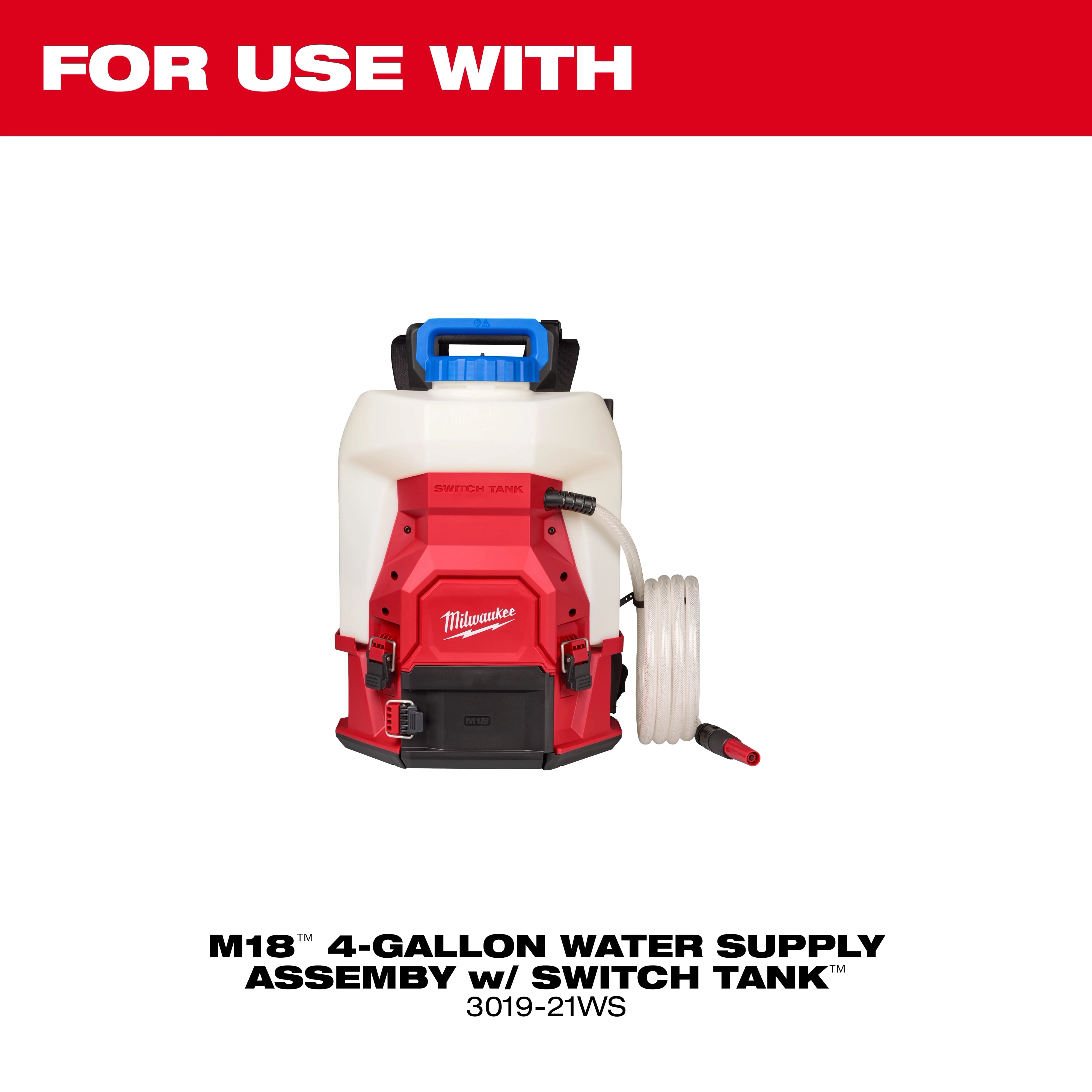 Milwaukee Assemblage de tuyau d'alimentation en eau de 10' avec raccord rapide 49-16-2805