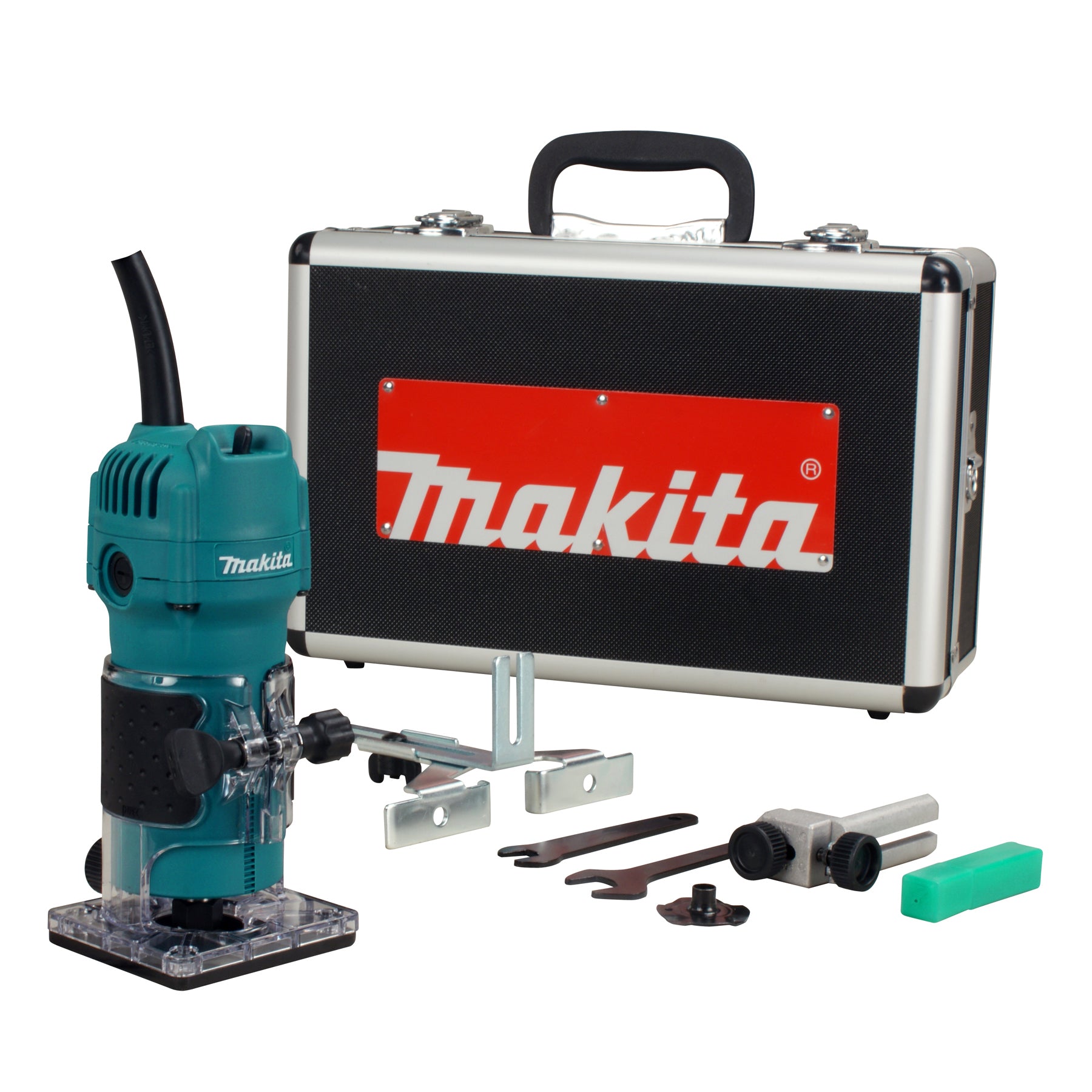 Makita 1/4" Laminate Trimmer w/Aluminum Case 3709X