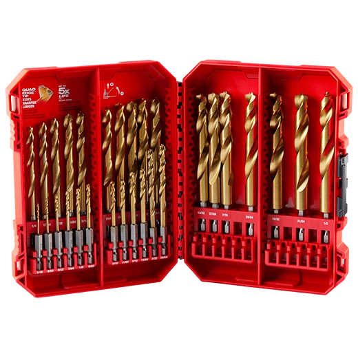Milwaukee SHOCKWAVE Impact Duty™ RED HELIX™ Titanium Drill Bit Set - 29PC 48-89-4672