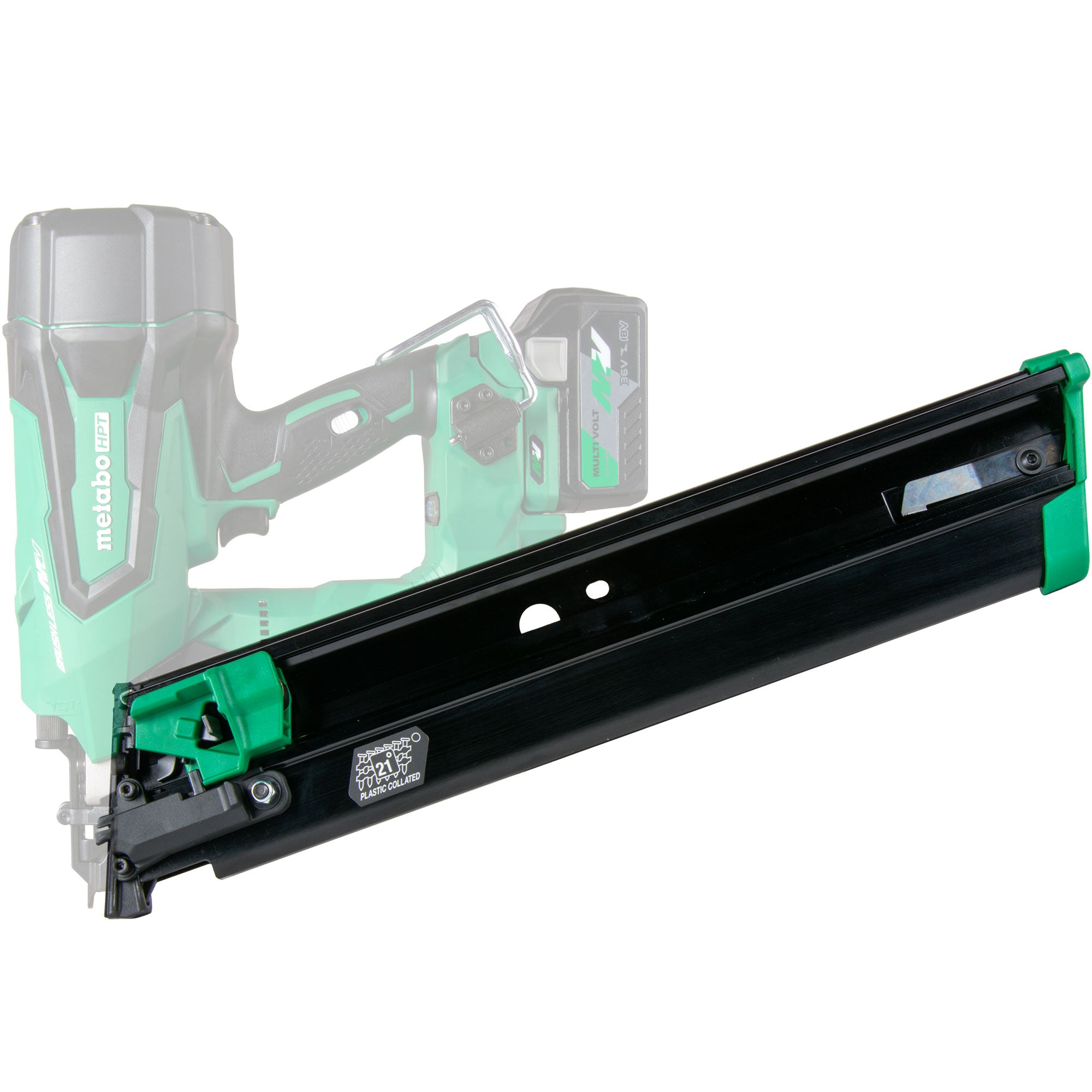 Metabo HPT Extended Magazine for 21° Clipped Head Cordless Framing Nailer 379048M