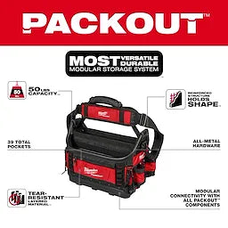 Milwaukee PACKOUT™ Sac à dos structuré 15" 48-22-8317
