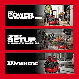 Milwaukee Alimentation ROLL-ON™ 7200W/3600W 2,5 kWh 3300R