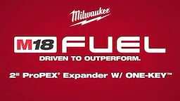 Milwaukee Kit d'expansion ProPEX® 2" M18 FUEL™ avec ONE-KEY™ et têtes d'expansion 1 1/4"-2" 2932-22XC