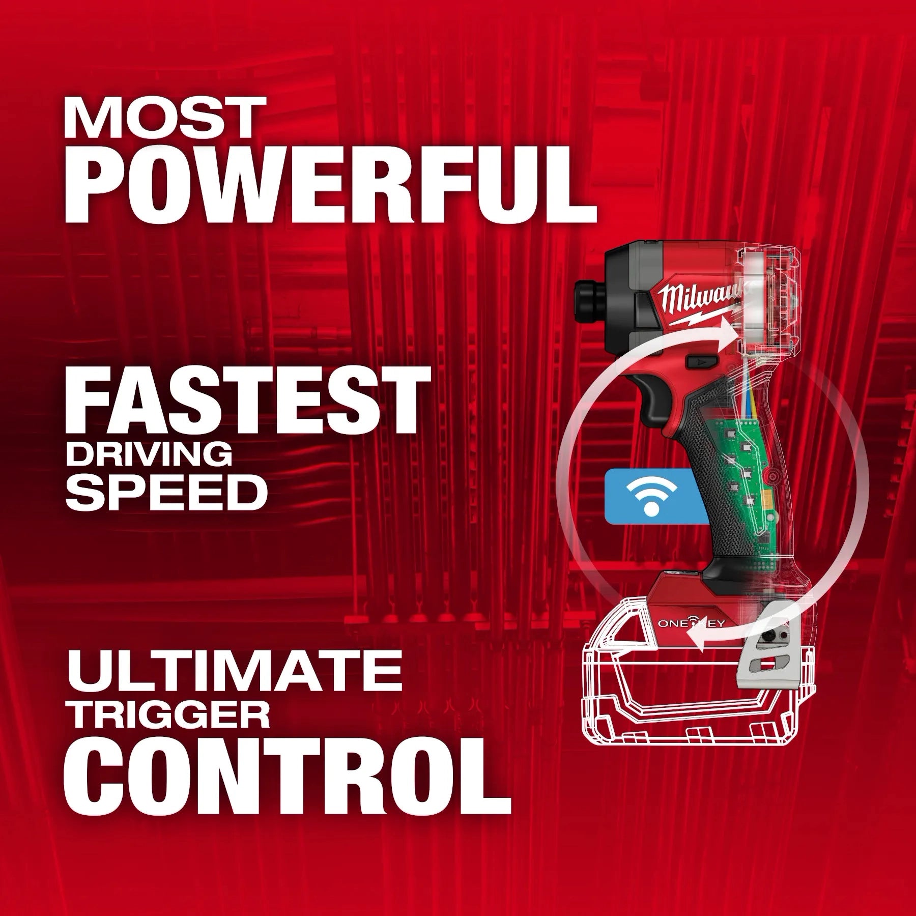 Milwaukee M18 FUEL™ Visseuse à chocs hexagonale 1/4" avec ONE-KEY™ 2957-20