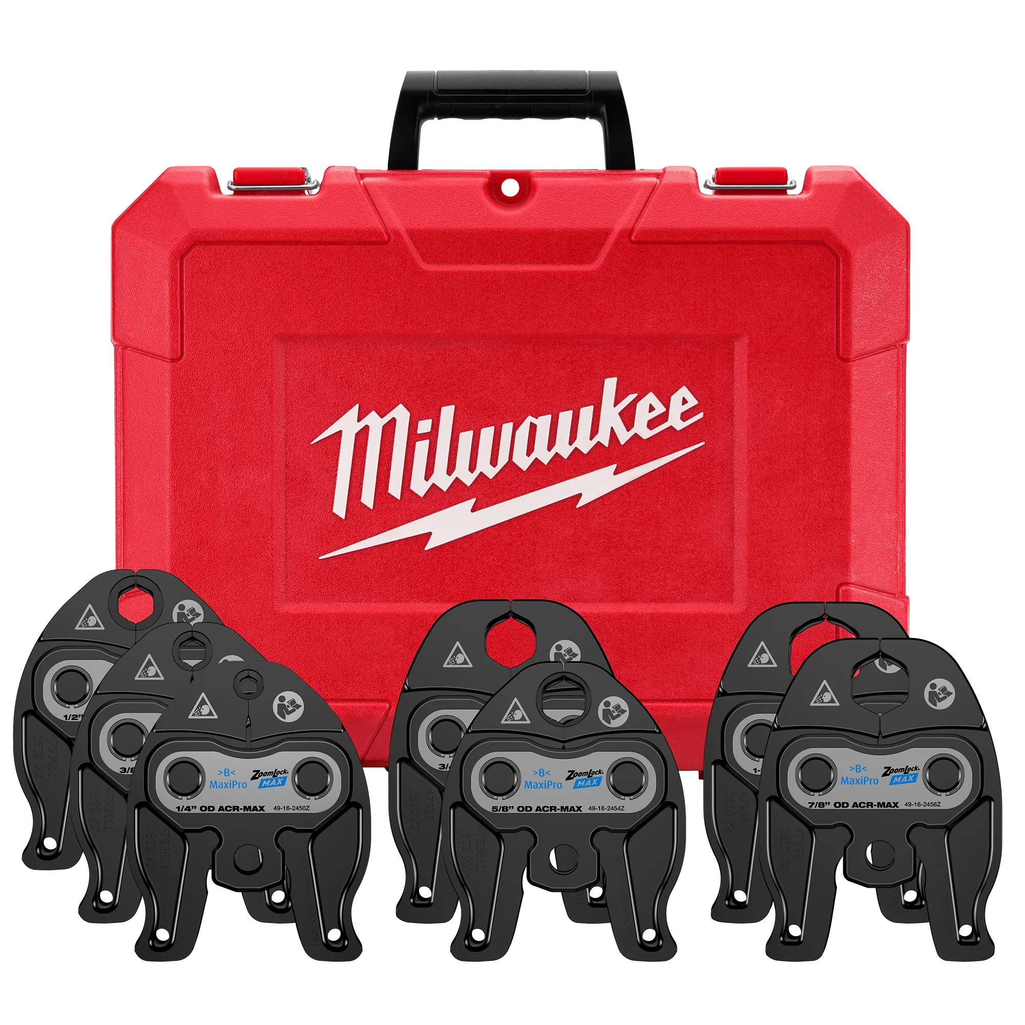 Milwaukee ¼”- 1-1/8” ZoomLock® MAX Press Jaw Kit for M12™ FORCE LOGIC™ Press Tools 49-16-2462Z
