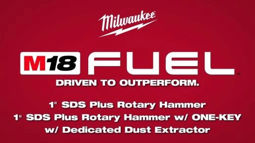 Milwaukee Marteau perforateur rotatif M18 FUEL™ 1" SDS Plus 2912-20