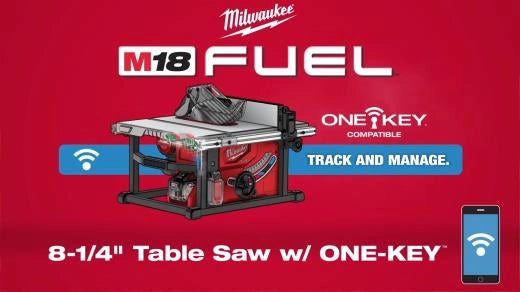 Milwaukee M18 FUEL™ 8-1/4" Table Saw w/ ONE-KEY™ 2736-20