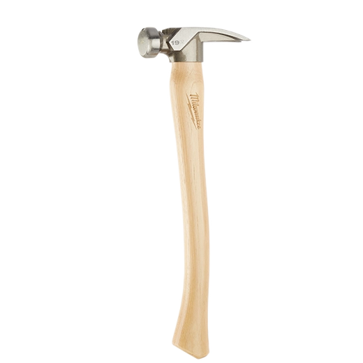 Milwaukee Marteau de Charpente à Manche en Hickory 19 oz Face Lisse 48-22-9519