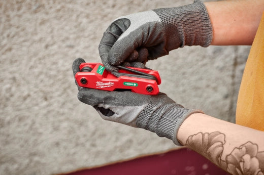 Milwaukee Set de clés hexagonales pliables 8‑bits - Torx 48-22-2184