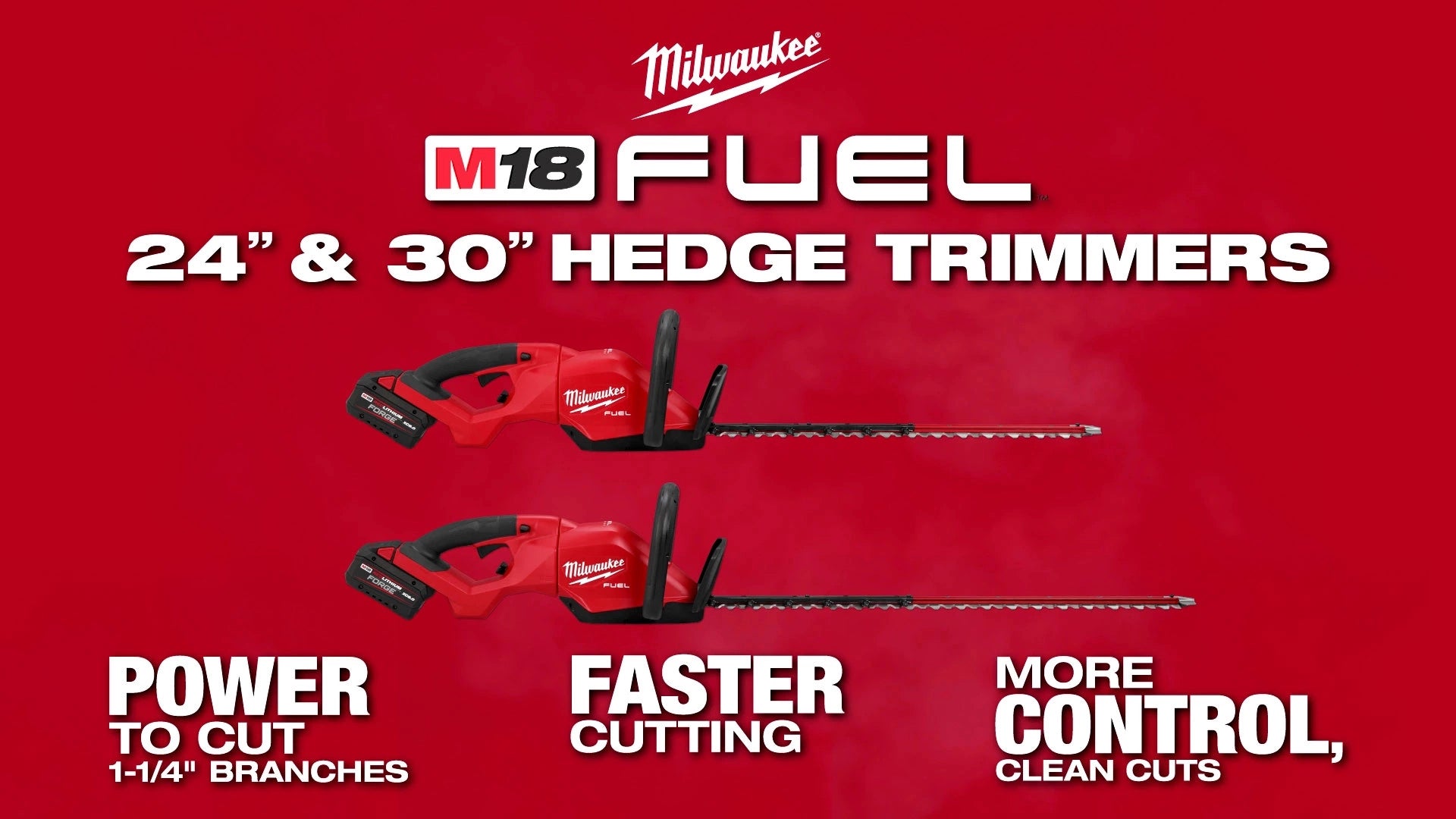 Milwaukee M18 FUEL™ Coupe‑haies 30" 3034-20