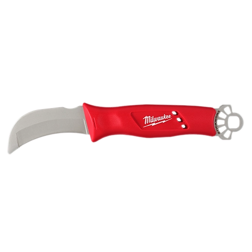 Milwaukee Couteau à bec émoussé de lineman avec anneau STICKWORK™ 3en1 48-22-1923