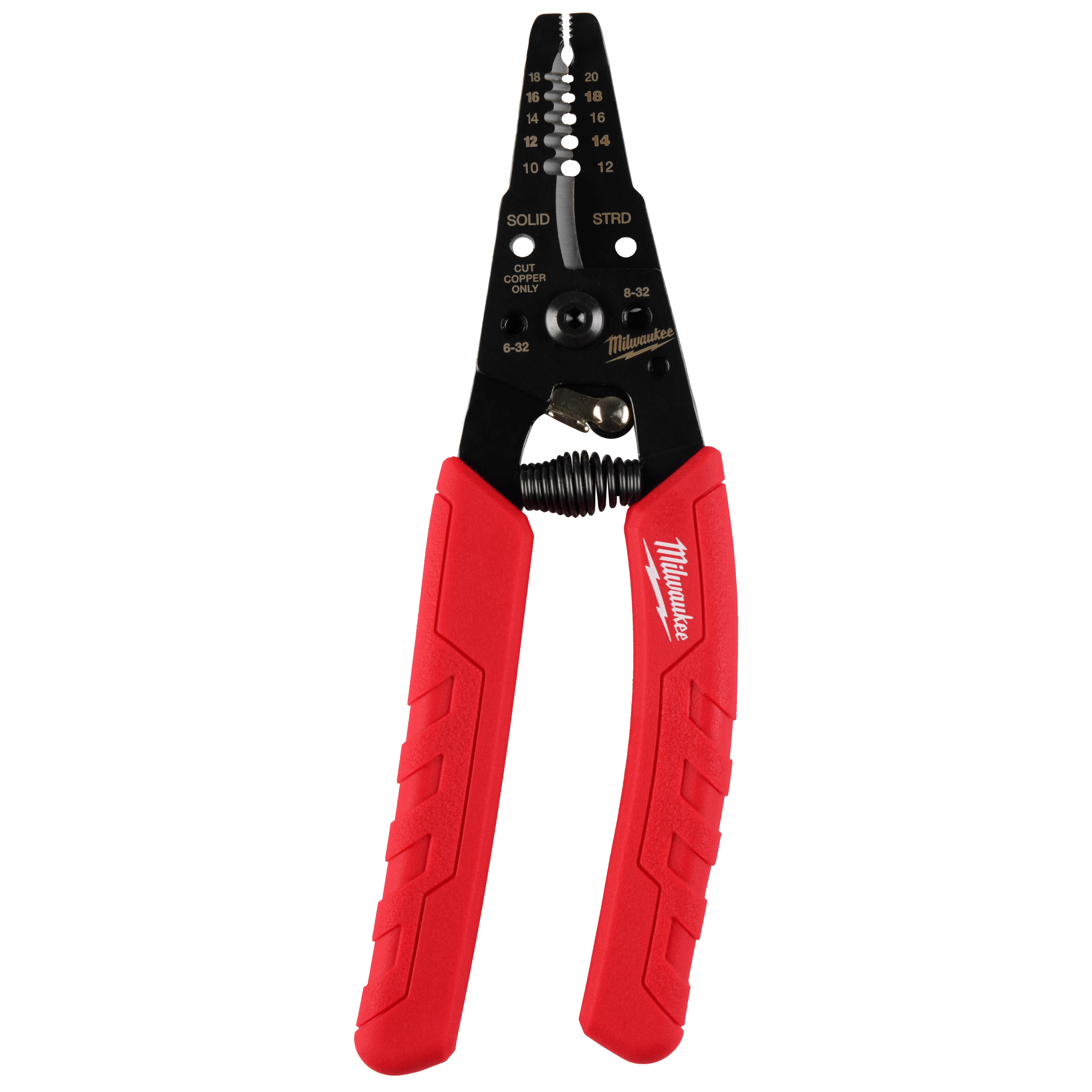 Milwaukee Pince à dénuder et coupe‑fil Comfort Grip 10‑20 AWG 48-22-3050