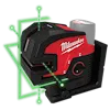 Milwaukee M12™ Laser Vert – Ligne Croisée & 4 Points 3624-20