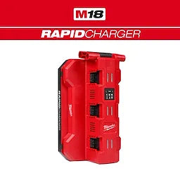 Milwaukee Chargeur rapide en chaîne à six baies M18™ compatible PACKOUT™ 48-59-1817