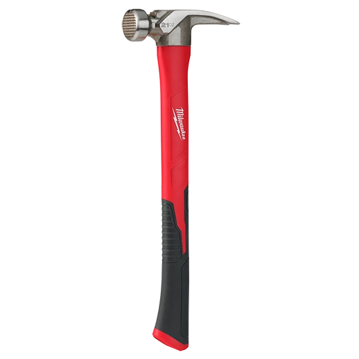 Milwaukee 21oz Milled Face Poly/Fiberglass Handle Hammer 48-22-9320