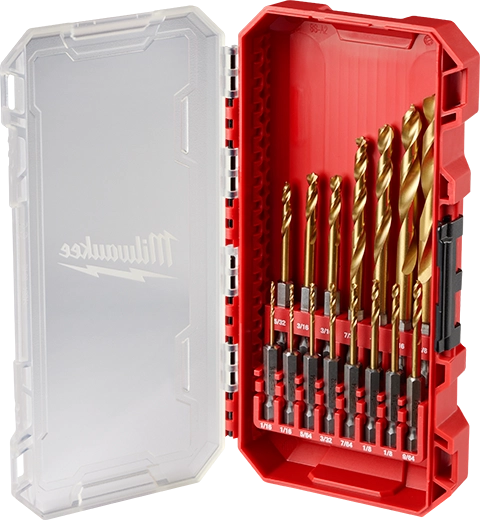 Milwaukee Set de forets en titane RED HELIX™ SHOCKWAVE Impact Duty™ - 15 pièces 48-89-4670