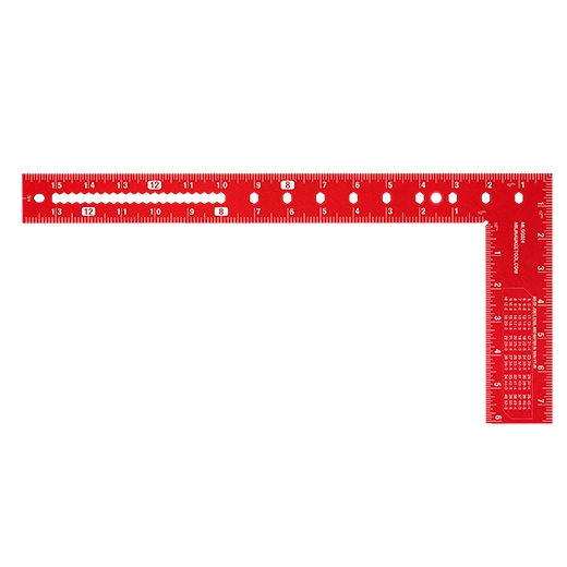 Milwaukee Équerre de charpente en aluminium 16" x 24" MLSQ024