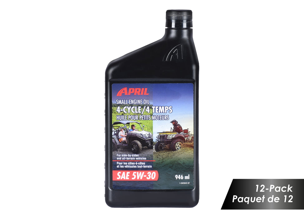 Ducar Huile moteur 4 temps 5W30 - 12 bouteilles de 946ml 5W30-946ML-12