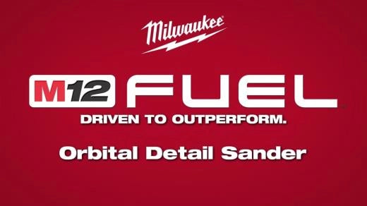 Milwaukee Ponceuse orbitale de détail M12 FUEL™ 2531-20