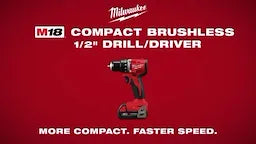 Milwaukee M18™ Compact Brushless 1/2" Drill/ Driver 3601-20