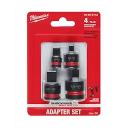 Milwaukee SHOCKWAVE Impact Duty™ 1/4"-1/2"Drive Adapter Set 49-66-6742