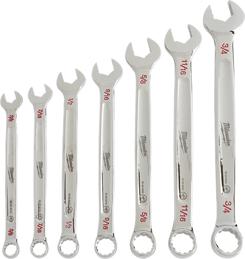 Milwaukee Set de clés mixtes 7 pièces - SAE 48-22-9407