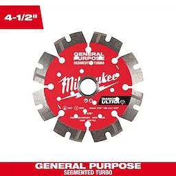 Milwaukee LAME GÉNÉRALE TURBO SEGMENTÉE DIAMOND ULTRA™ 49-93-7529