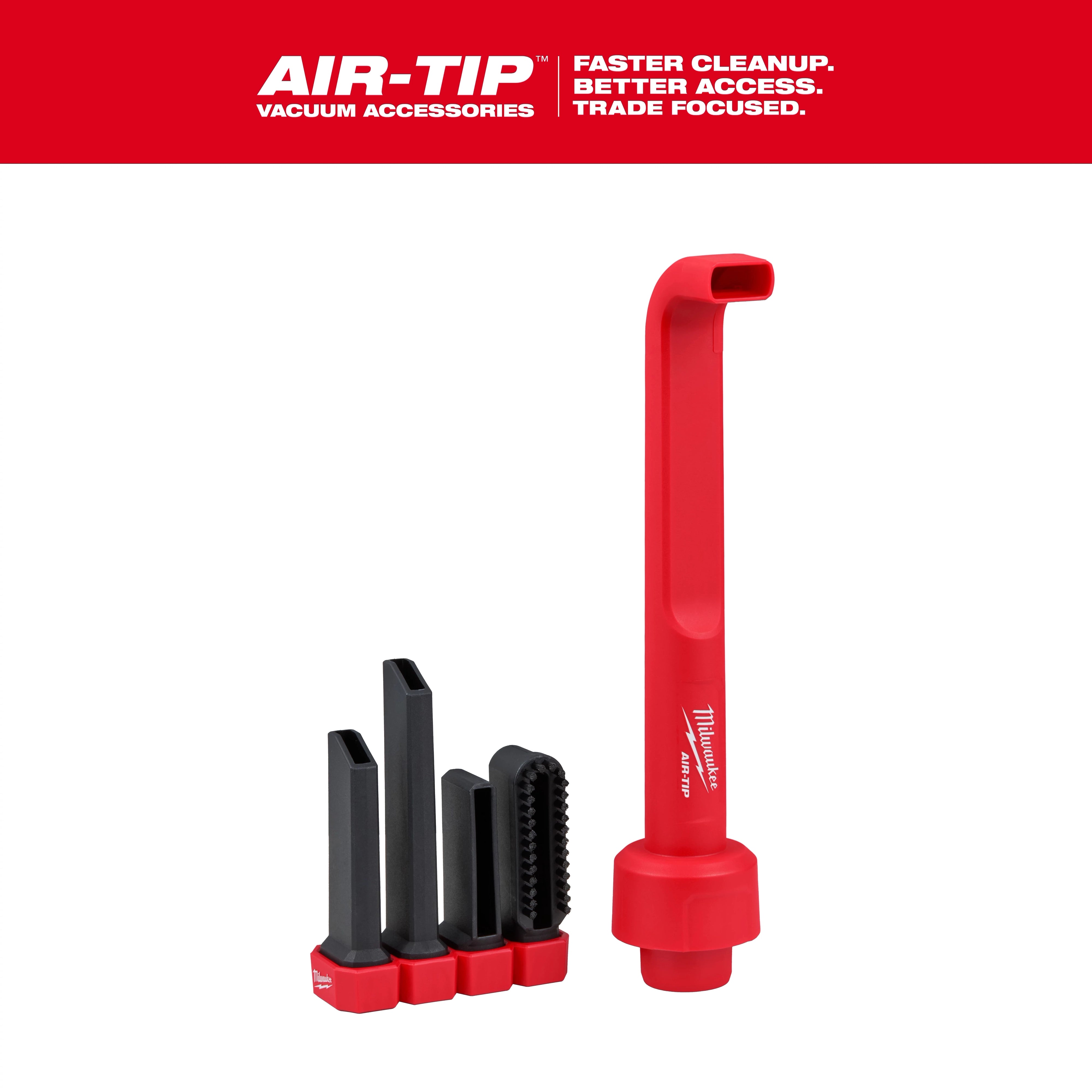 Milwaukee Outil de nettoyage à angle droit 4‑en‑1 AIR‑TIP™ 49-90-2026