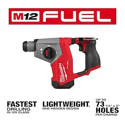Milwaukee Marteau perforateur rotatif SDS Plus 5/8" M12 FUEL™ 2508-20