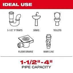 Milwaukee Caméra de drain 75' M12™ avec compatibilité PACKOUT™ 3154-20