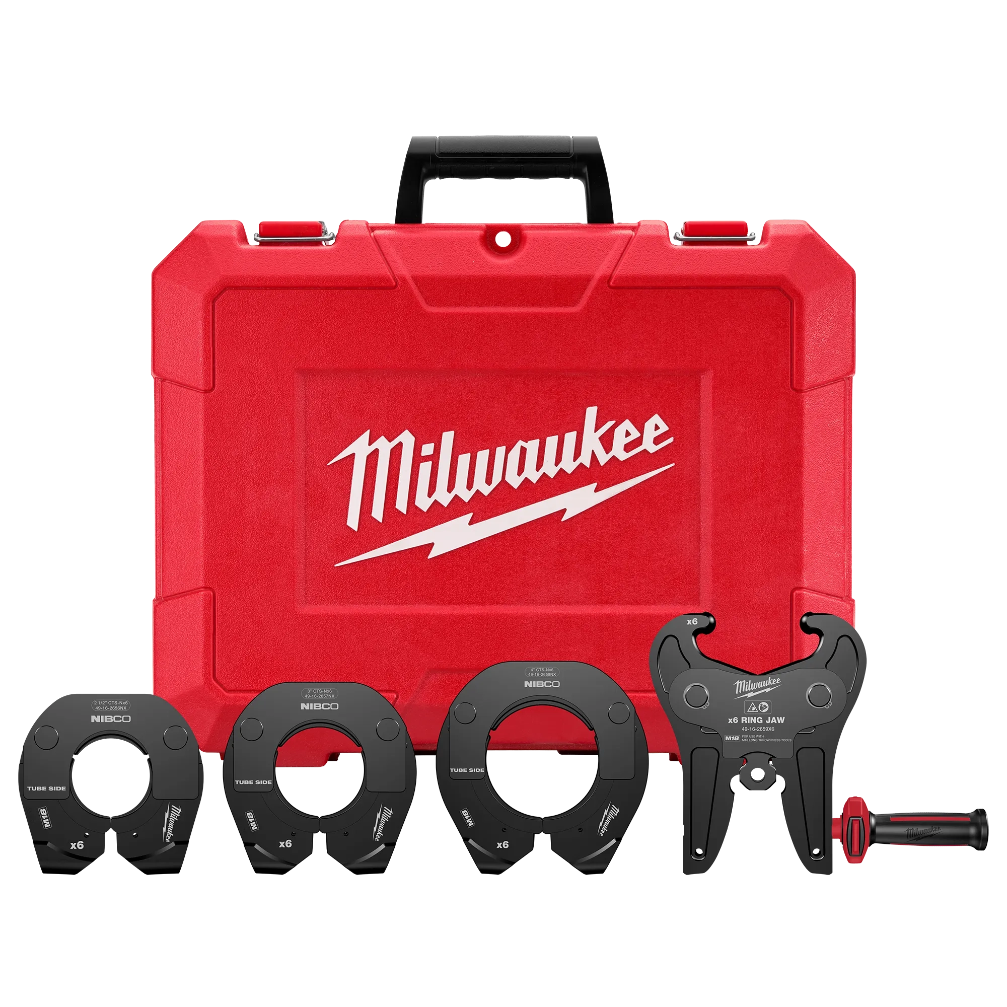 Milwaukee Kit d'anneaux de pressage NIBCO® 2-1/2" - 4" pour l'outil M18™ FORCE LOGIC™ à longue portée 49-16-2690NX