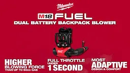Milwaukee Souffleur à dos double batterie M18 FUEL™ 3009-20