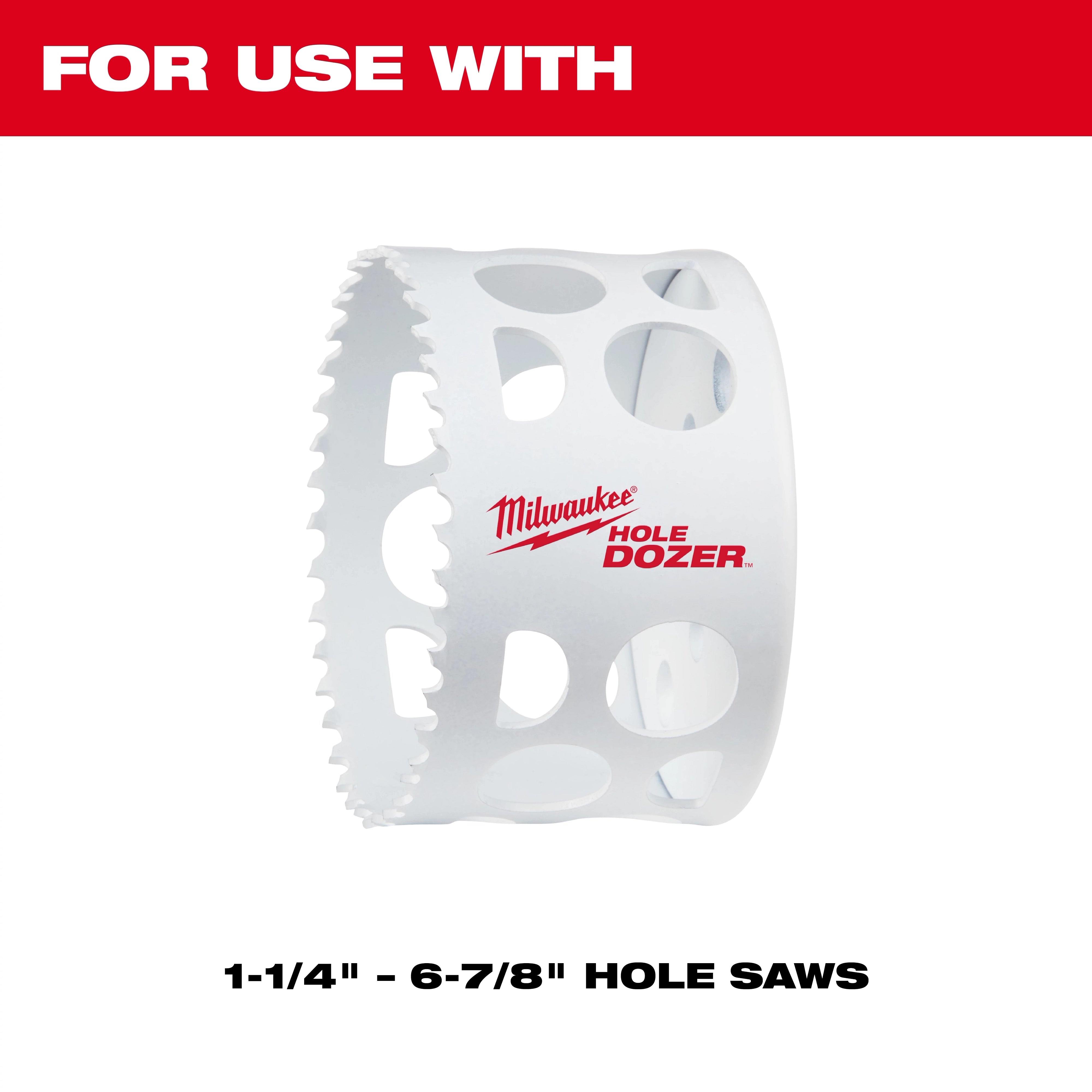 Milwaukee Lot de 2 adaptateurs d'axe à filetage large pour arbres QUIK-LOK™ 49-56-7575